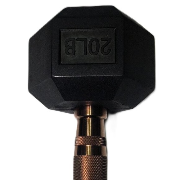 🛑 FLO 360 Rubber ➕🆒 WEIGHT Training 20LB DUMBELL Strength Fitness 💸BUY NOW‼️ - Picture 5 of 16